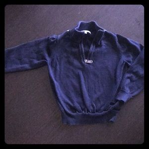 Burberry Navy Blue Boys Sweater